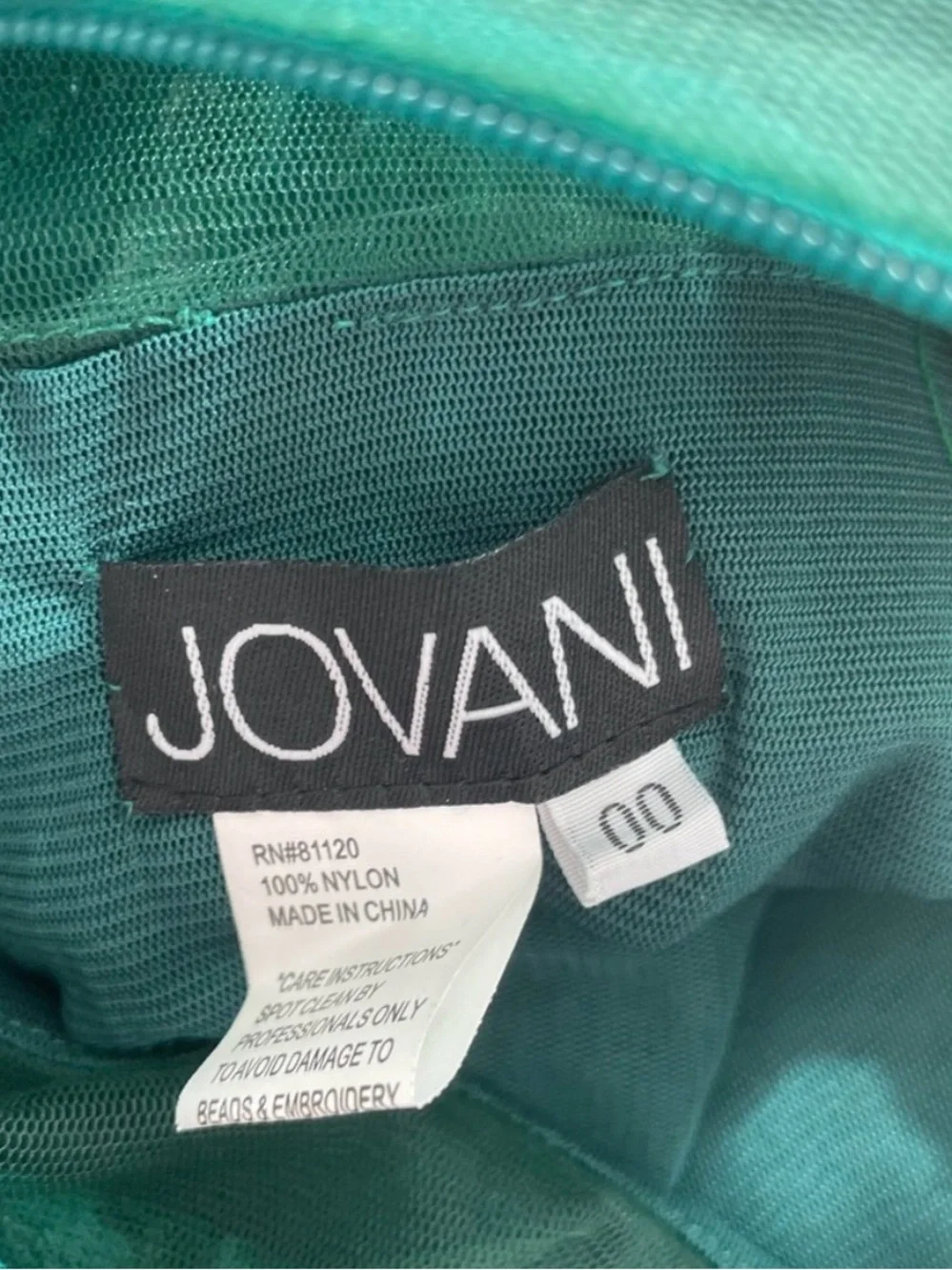 Jovani Green Prom Dress - Picture 4 of 5